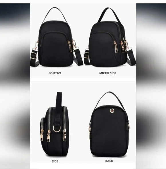 Elegant Black Women's Bag - Picture 3 of 6